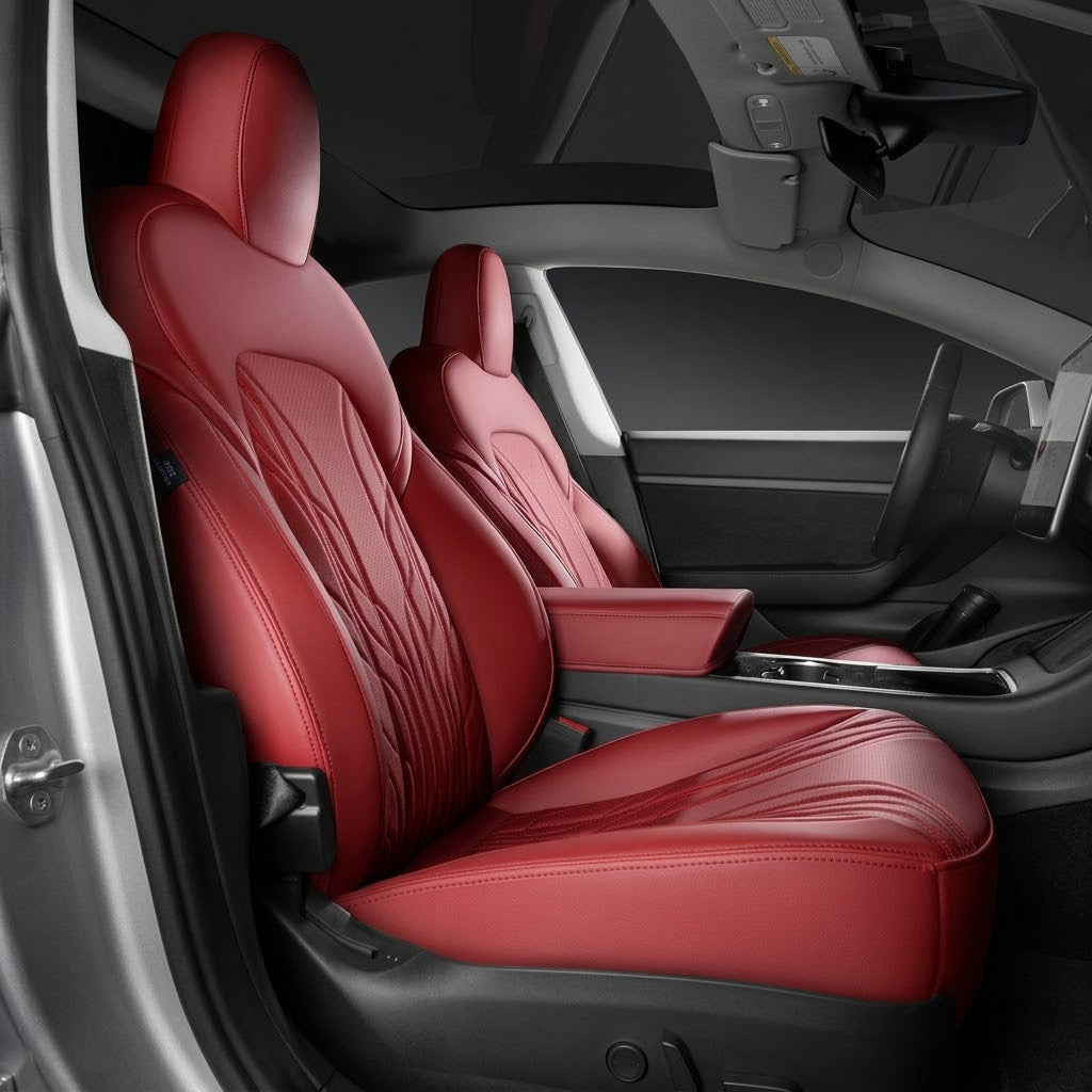 Personalized Nappa leather seat cover design