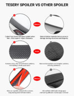 Performance Style Dry Carbon Fiber Spoiler for Model Y Juniper 2025+ | TESERY - Image 10