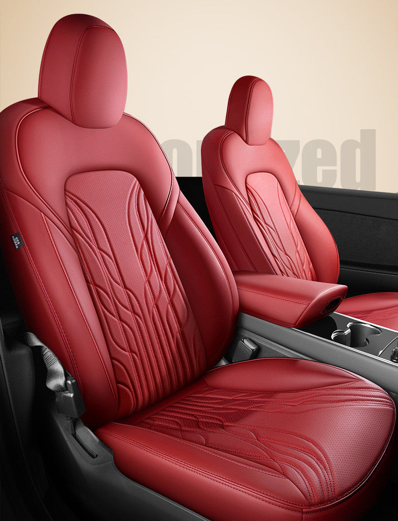 Tesla Model 3 Nappa Leather Seat Covers Main Image