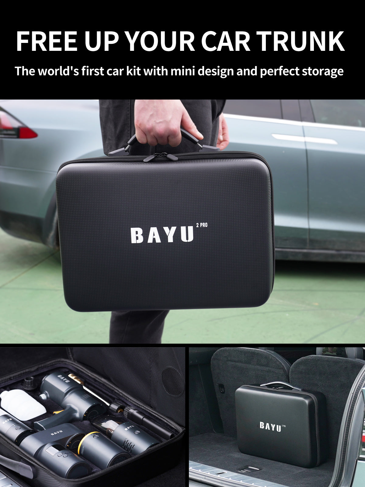 BAYU PORTABLE MODULAR 6 In 1 CAR TOOL