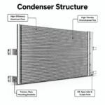 A/C Condenser for Tesla Model 3 2017–2020 (1077083-00-B) - Image 4