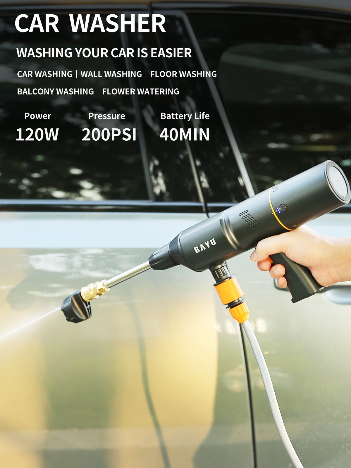 BAYU PORTABLE MODULAR 6 In 1 CAR TOOL