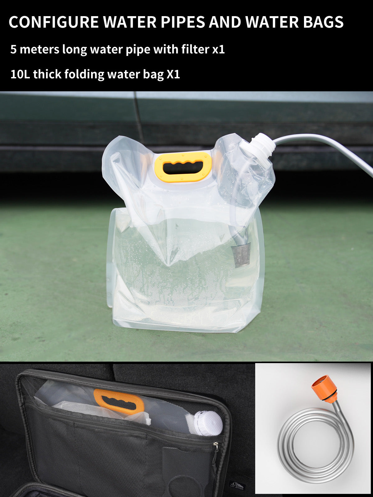 BAYU PORTABLE MODULAR 6 In 1 CAR TOOL