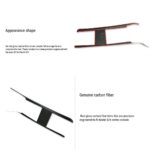 Carbon fiber Center console trim panel for Model S/X 2022+ - Image 6