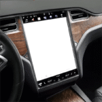 Center Display Frame Dry Carbon Fiber Overlay for Model S/X 2014-2020