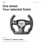 Custom Carbon Fiber Steering Wheel for Tesla Model 3 / Y【F1 Style】 - Image 14
