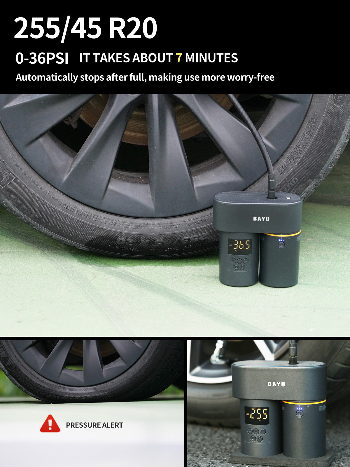BAYU PORTABLE MODULAR 6 In 1 CAR TOOL