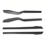Door Trim Real Dry Carbon Fiber Overlay for Model X - Image 7