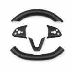 Dry Carbon Fiber Steering Wheel Trim Cover Kit for Model Y Juniper Premium / Model Y Standard / Model YL - Image 2