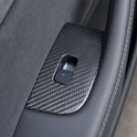 Dry Carbon Fiber Window Lift Button Trim & Switch Covers for Tesla Model Y L - Image 5