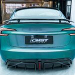 GT-Style Carbon Fiber Rear Spoiler Wing for Model 3 Highland - Image 2