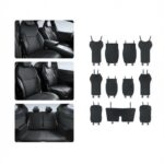 Ice Silk Ventilated Seat Covers for Model YL 6-Seater (11PCS) - Image 11