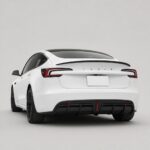 Model 3 Highland Real Carbon Fiber Rear Diffuser | Tesery - Image 3