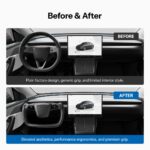Open-Bottom Yoke Steering Wheel for Model Y Juniper / Model 3 Highland - Image 3