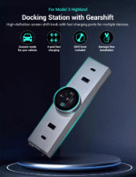 Rotating Gear Shift Knob Dock for Model 3 Highland/Model Y Juniper | Ergonomic Design - Image 3