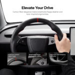 TESERY Sport Carbon Fiber Steering Wheel for Model 3 Highland / Model Y Juniper - Image 4