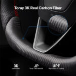 TESERY Sport Carbon Fiber Steering Wheel for Model 3 Highland / Model Y Juniper - Image 6