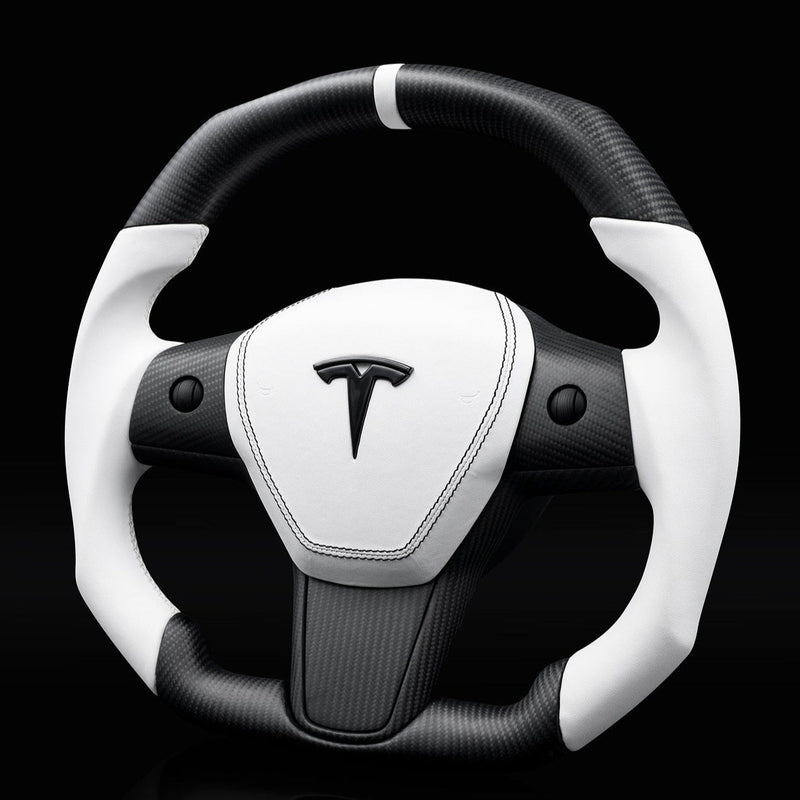 Square full-rim Style 42 steering wheel showing upper and side grip transitions