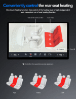 TESERY 7.2" 7.5" Rear Seat Entertainment System for Tesla Model 3/Y - Image 4
