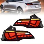 TESERY Dragon Scale Tail Lights for Model 3/Y - Image 2
