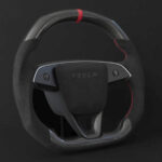 TESERY Alcantara Carbon Fiber Steering Wheel for Model 3 Highland / Model Y Juniper - Image 5