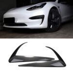 TESERY Tesla Model 3 Fog Light Trim - Carbon Fiber Exterior Mods - Image 4