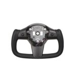 TESERY Perforated Leather Yoke Steering Wheel for Tesla Model 3 / Y【Style 35】 - Image 2