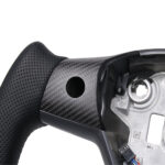 TESERY Perforated Leather Yoke Steering Wheel for Tesla Model 3 / Y【Style 35】 - Image 5