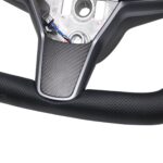 TESERY Perforated Leather Yoke Steering Wheel for Tesla Model 3 / Y【Style 35】 - Image 8